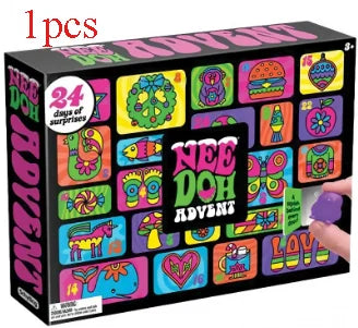 Christmas countdown calendar: 24-day surprise series, small tactile gift boxes suitable for children and adults,