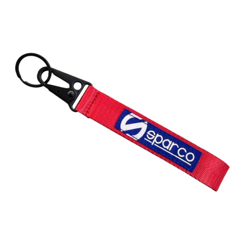 Sparco Keychain, Hanging Rope, Metal Keyring Accessories, Car and Motorcycle Keyrings
