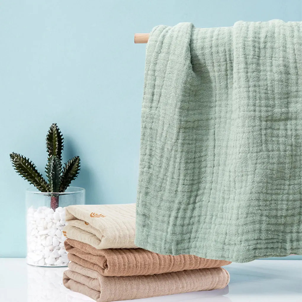 Cozy Baby Bath Towel Cotton And Linen For Healthy Skin Skin Friendly And Soft 4-layer Gauze Towel Bib Face Towel Handkerchief