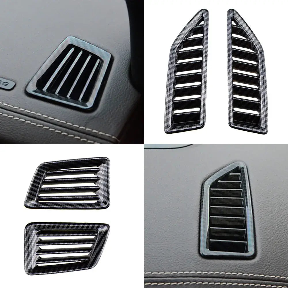 ABS Interior Accessories for Ford Everest Ranger 2016 2017 2018 2019 2020 2021 LHD Carbon Fiber Car Decoration Stickers Cover