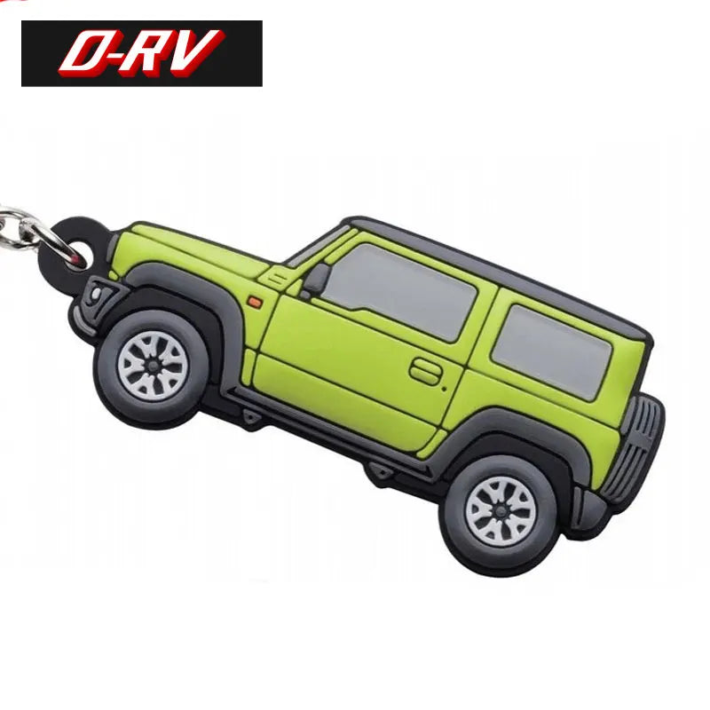 For 2019 2020 Suzuki Jimny JB64 Sierra JB74W Rubber Keychain Car Jimny Key Ring Key Chain Keyring Accessories Life Style