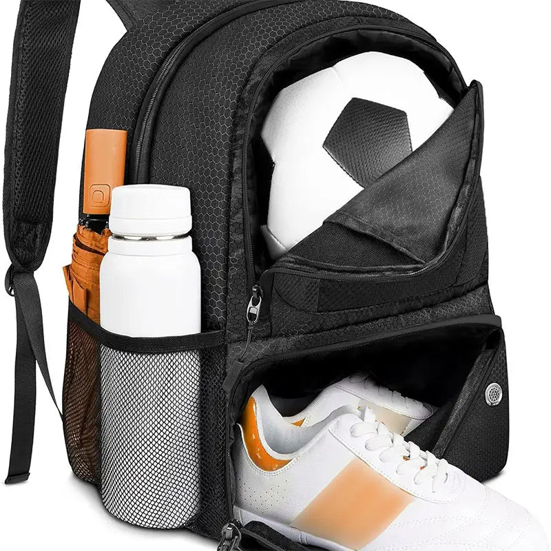 Multi-functional Sports Backpack Soccer Gear Bag with Independent Shoe Compartment Waterproof Outdoor Light Travel Backpacks
