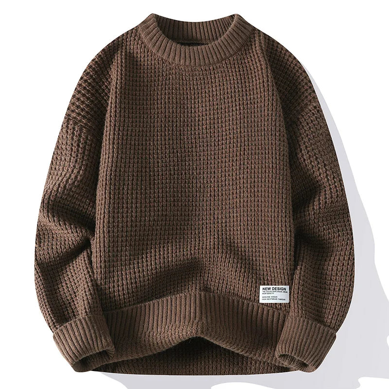 Sweater For Men Autumn Fashion Pullovers Men's Clothing Men's Sweat-shirt Knit Casual Hombre Warm Solid Spring Male Streetwear