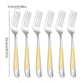Kitchen Utensil Set Stainless Steel Spoon And Fork Set Food-Grade Flatware Gold Silverware Set