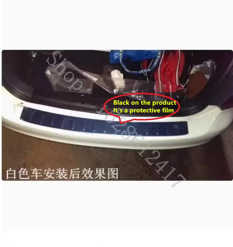 car accessories For VW/Volkswagen Golf 6 MK6 Travel Edition 2010~2013 Rear Door Bumper Protector sill plate  Protector Sill