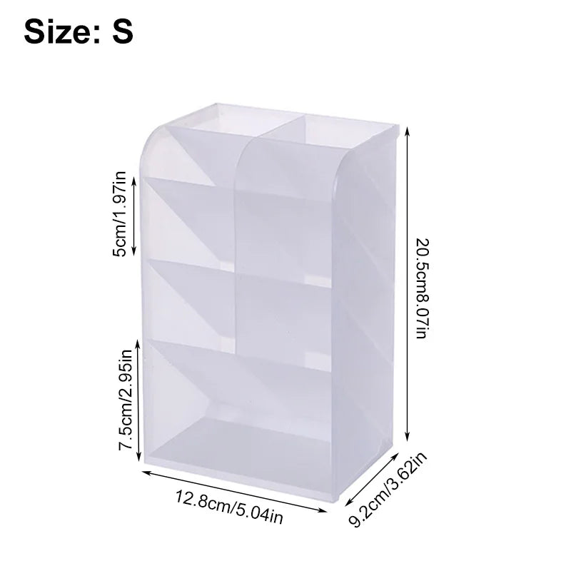1 pen holder storage rack, multifunctional large capacity stationery storage box, desktop storage box, school office supplies
