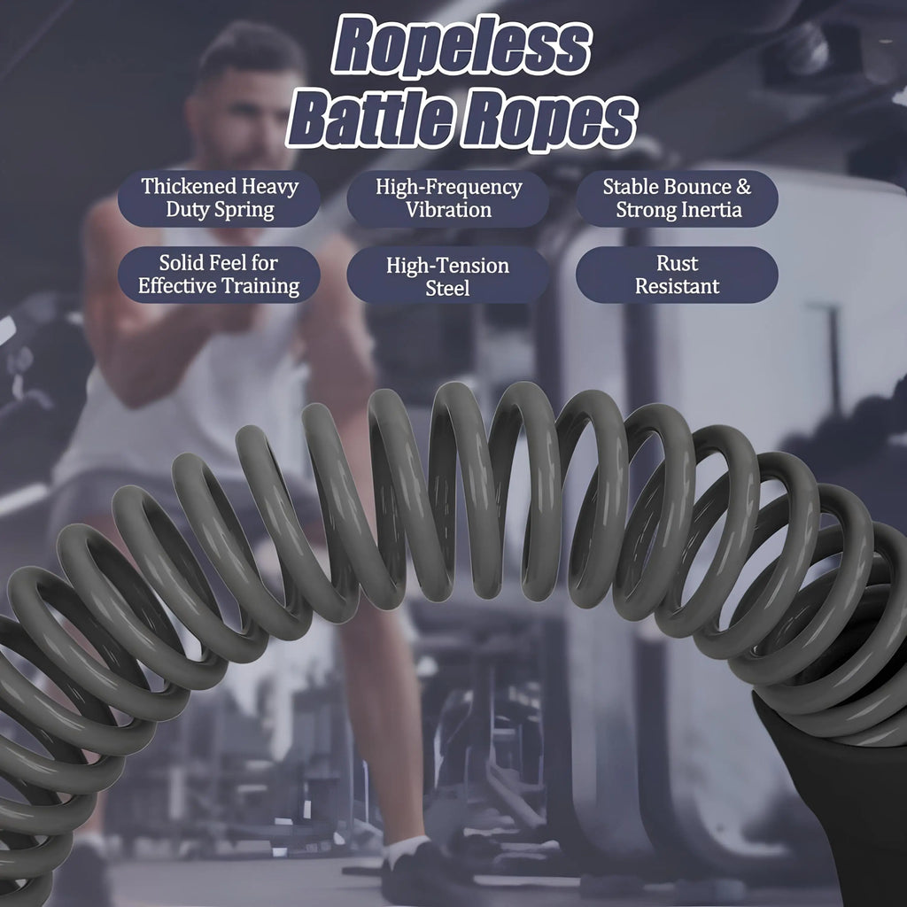 Heavy Duty Cordless Ropeless Jump Rope Weighted Quiet Battle Ropes For Home Gym Cardio Workout Men Women