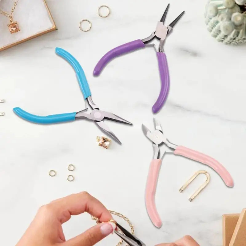 Jewelry Pliers Tool Set Jewelry Making Pliers Tools For DIY Bracelet Jewelery Making Supplies Handmade Jewelry Repair Tools