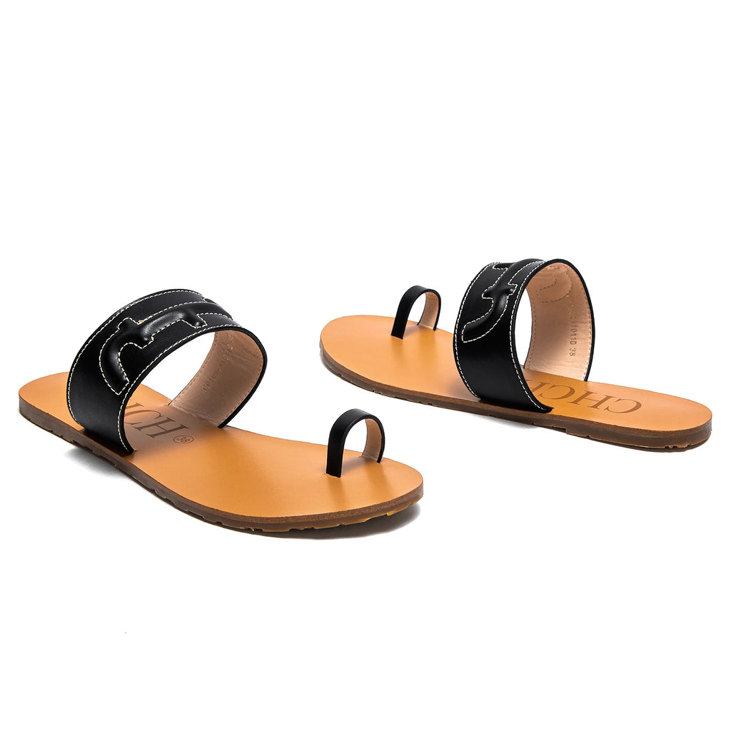 Women's Slippers For Spring/Summer 2026 New Women's Flat Beach Sandals