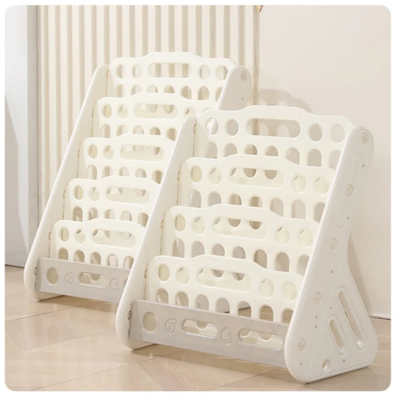 Children's Bookshelf Storage Rack 2-In-1 Toy Storage Cabinet Baby Home Picture Books Rack Floor Standing Books Rack New Arrival
