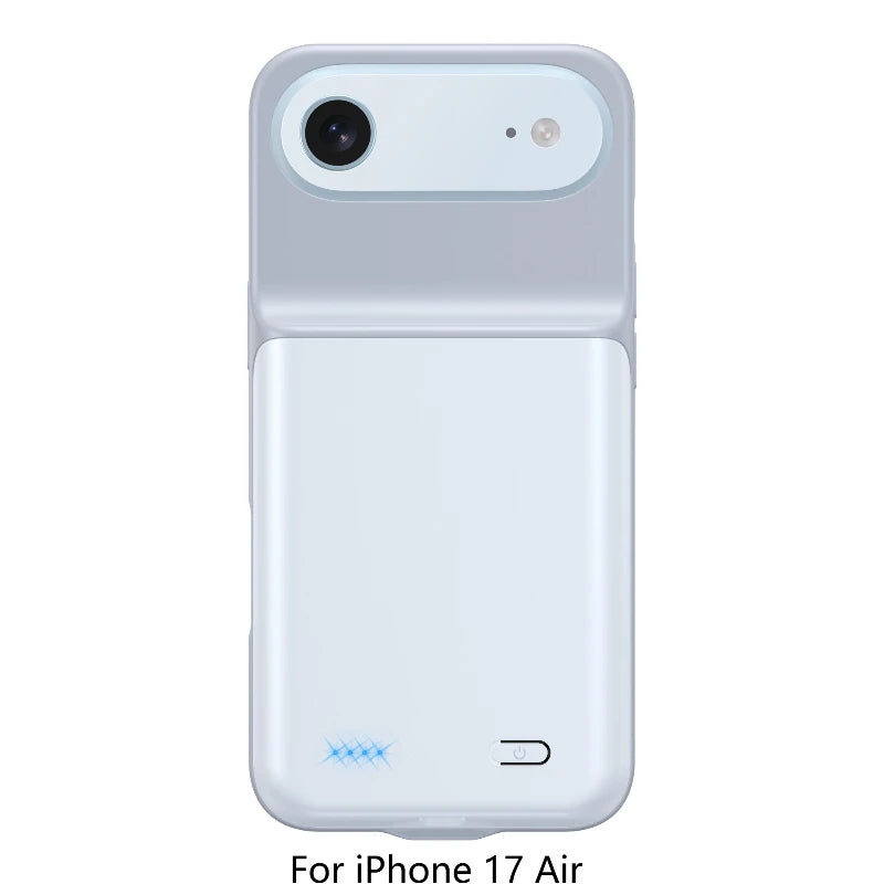 10000mAh Battery Case for Iphone 17 17Air 17Pro 17ProMax Portable Power Bank Charger Cover for IPhone 17/17Air/17Pro /17Pro Max
