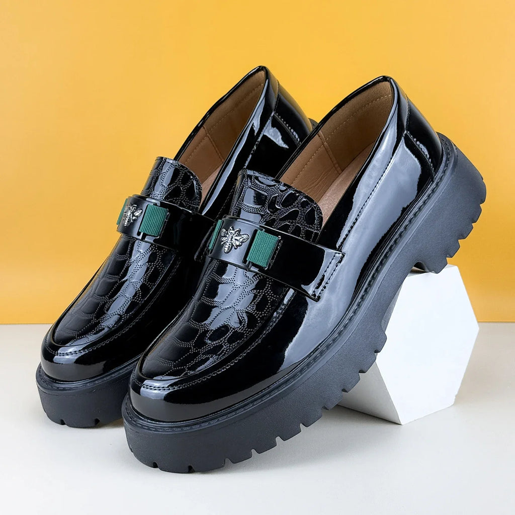 Men Shoes Leather Luxury Leather Shoes Man Loafers Comfort Fashio Business Office Formal Dress Shoes for Men