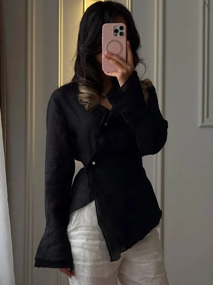 Women Blouses 2026 Spring Summer Long Sleeve Blouse Woman Blouse Shirt Office Elegant Work Shirt Top Blusas Mujer De Moda