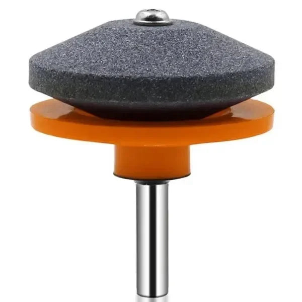 50mm Lawn Mower Sharpener Blade for Power Hand Drill Knife Sharpening Stone Grindstone Grinding Tool Garden Whetstone Sander