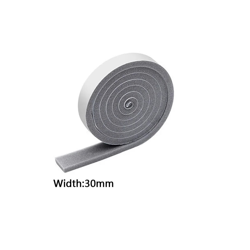 2M Foam Soundproof Window Sealing Strip Self Adhesive Anti Collision Weather Stripping For Doors Windows Furniture Protection