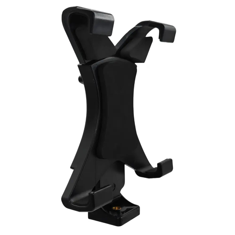 Support universel pour tablette en plastique noir avec pinces réglables et base de montage pour les modèles iPad et Galaxy Air, Air2.