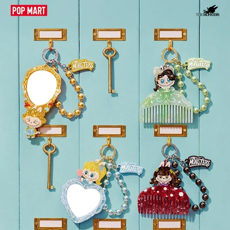 POP MART LABUBU THE MONSTERS Hair Salon Series Pendant Blind Box Guess Bag Original Toys Doll Action Anime Ornaments Collection
