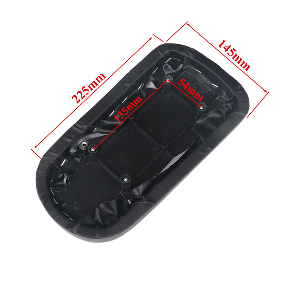 Electric Bicycle Rear Seat Backrest  Accessories Scooter Back Seat Motorcycle Black New Back Cushion