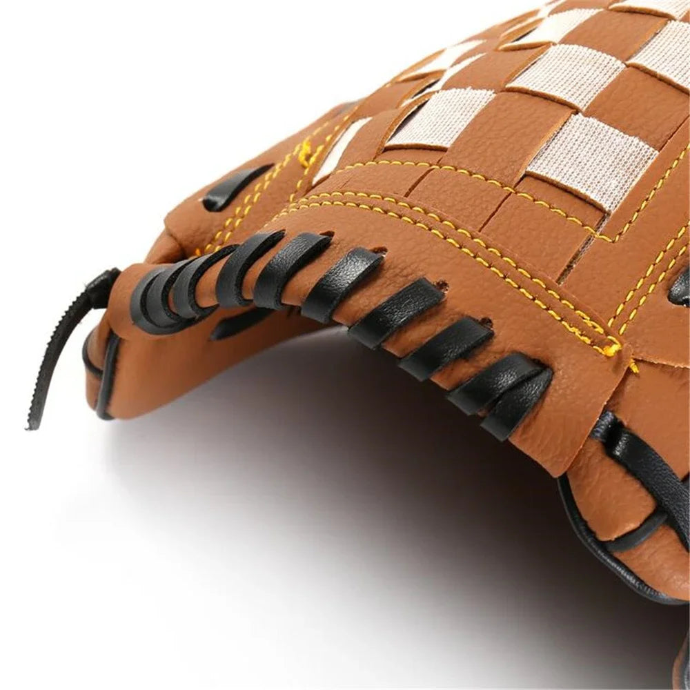 Baseball Softball Catcher Glove, Left Hand Outdoor Training Equipment, Suitable for Kids, Teenagers and Adult Players