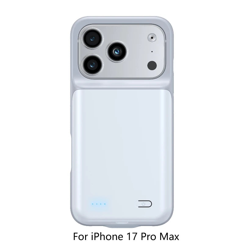 10000mAh Battery Case for Iphone 17 17Air 17Pro 17ProMax Portable Power Bank Charger Cover for IPhone 17/17Air/17Pro /17Pro Max