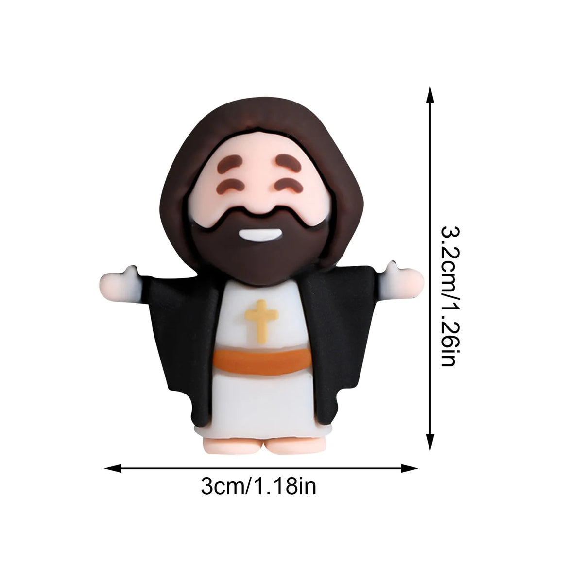 Easter Jesus Toys Easter Mini Jesus Figurines Decorative Multifunctional Party Favors Sunday School Craft Multiple Specification