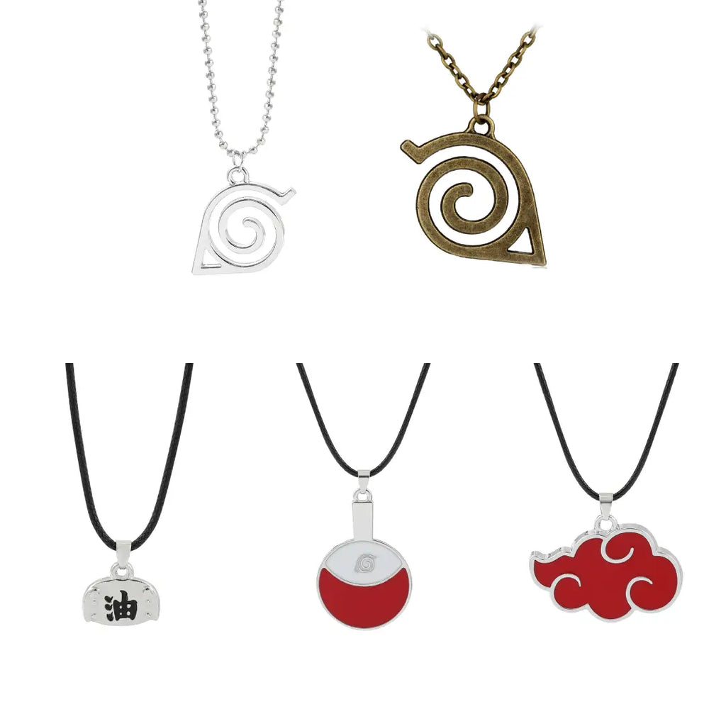 Hot-selling anime Red Cloud necklace Uchiha Shisishi organization cosplay men's fashion bracelet fan jewelry gift