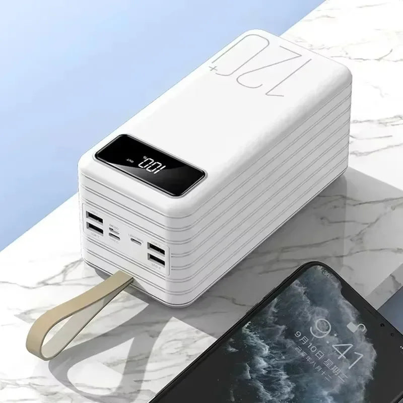 120W Portable Power Bank 120000mAh High Capacity Super Fast Charging Powerbank Charger External Battery for IPhone Xiaomi Huawei