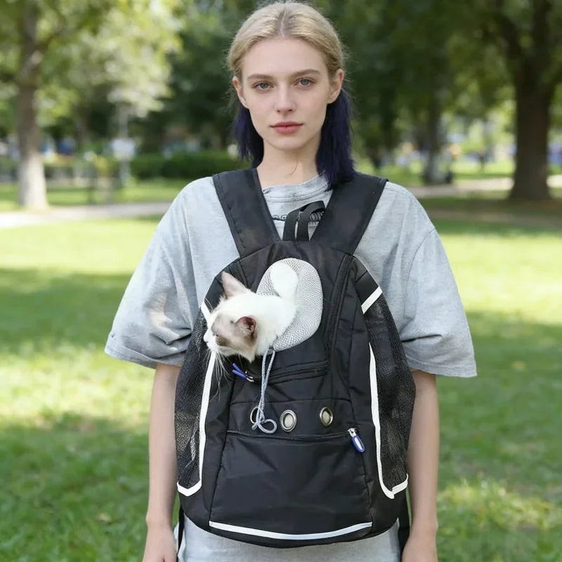 Pet Dog Carrier Bag Carrier For Dogs Backpack Portable Travel Breathable Dog Bag Outdoor Dog Carrier Bag Pet Carrying Supplies