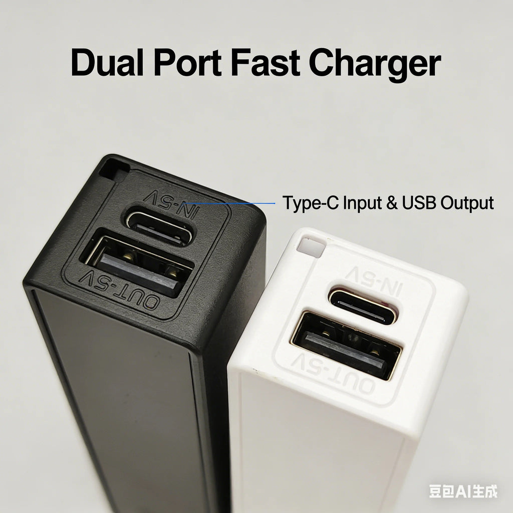 1-4pcs DIY Portable Mobile Power Bank Case Product Requires 18650 Battery Compatible with Handheld Phone Chargers