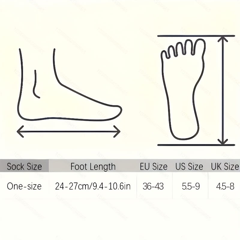 Chaussettes d’hiver thermiques pour hommes, lot de 5 paires, avec coupe à taille unique pour des longueurs de pied de 24 à 27 cm, conçues pour le confort sur les tailles EU 36 à 43.