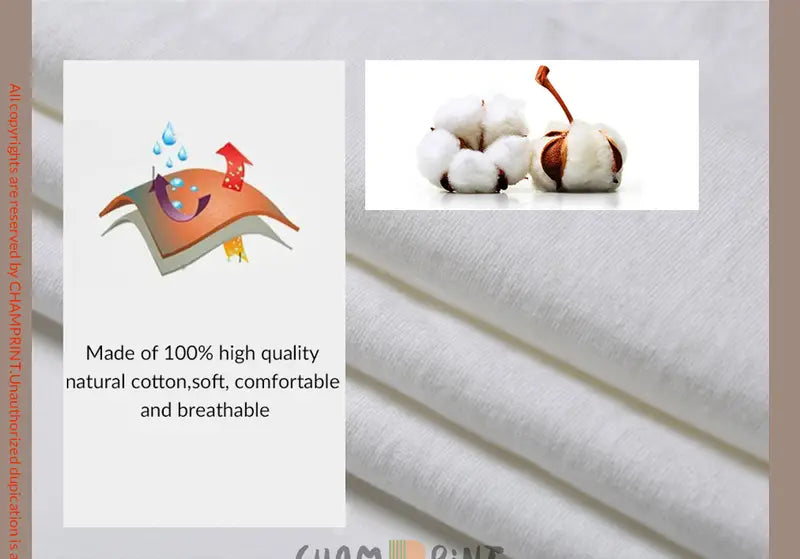 T-shirt en coton pour homme avec chat jouant de la guitare, fabriqué dans un tissu en coton blanc doux et respirant