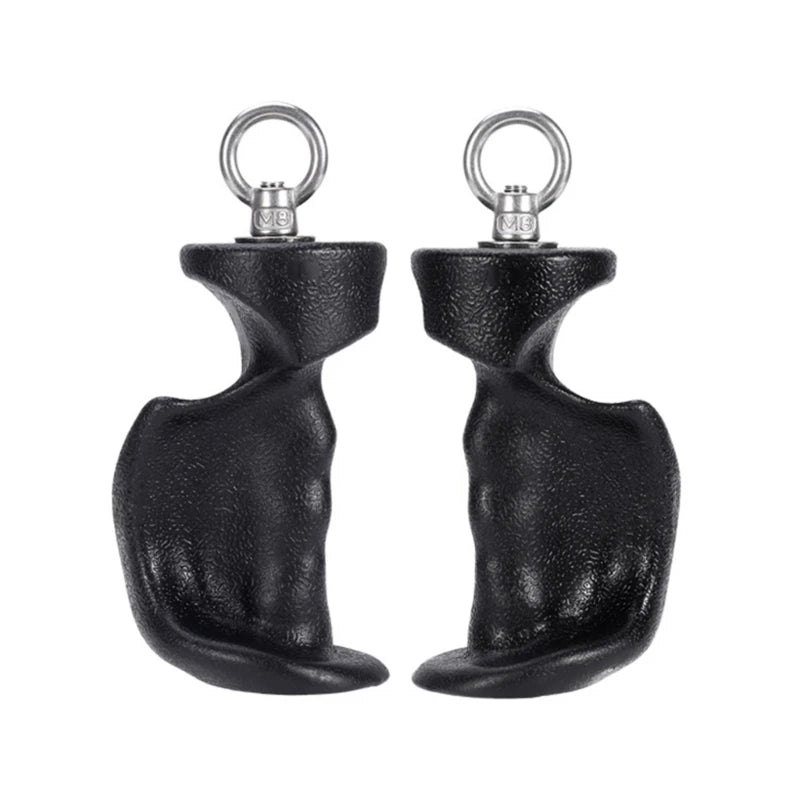 Adjustable Gym Handle Workout Hand Grip For Strength Workout with Antislip Design And Reinforced Metal Connectors Hook