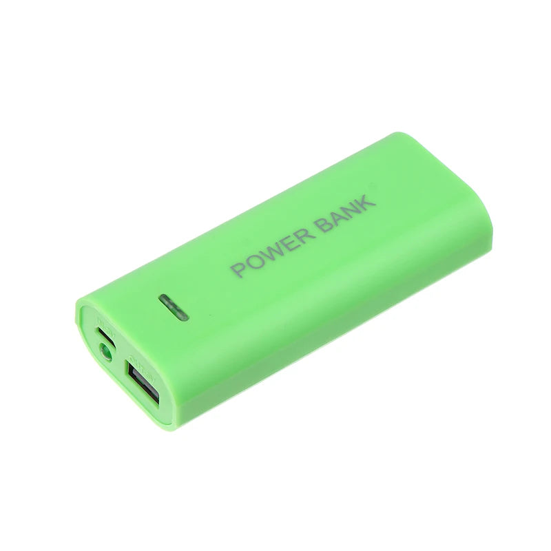 (BBQ4)Portable Power Bank Case DIY 2Cell 18650 Battery Box For Smart Phone Charge 5V 1A For 18650 Battery With Indicator Light