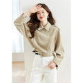 Women's Short Trench Coat Autumn 2026 Single Buttom Belted Turn-Down Collar Jackets Casual Fashion Versatile Outerwear 16698