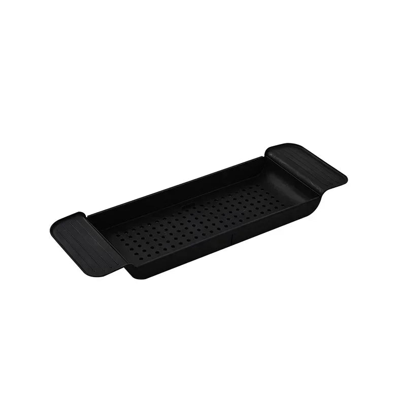Bathroom Bathtub Tray Shower Caddy Bath Tub Rack Extendable Bathtub Shelf Towel Book Holder Storage Organizer Accessories