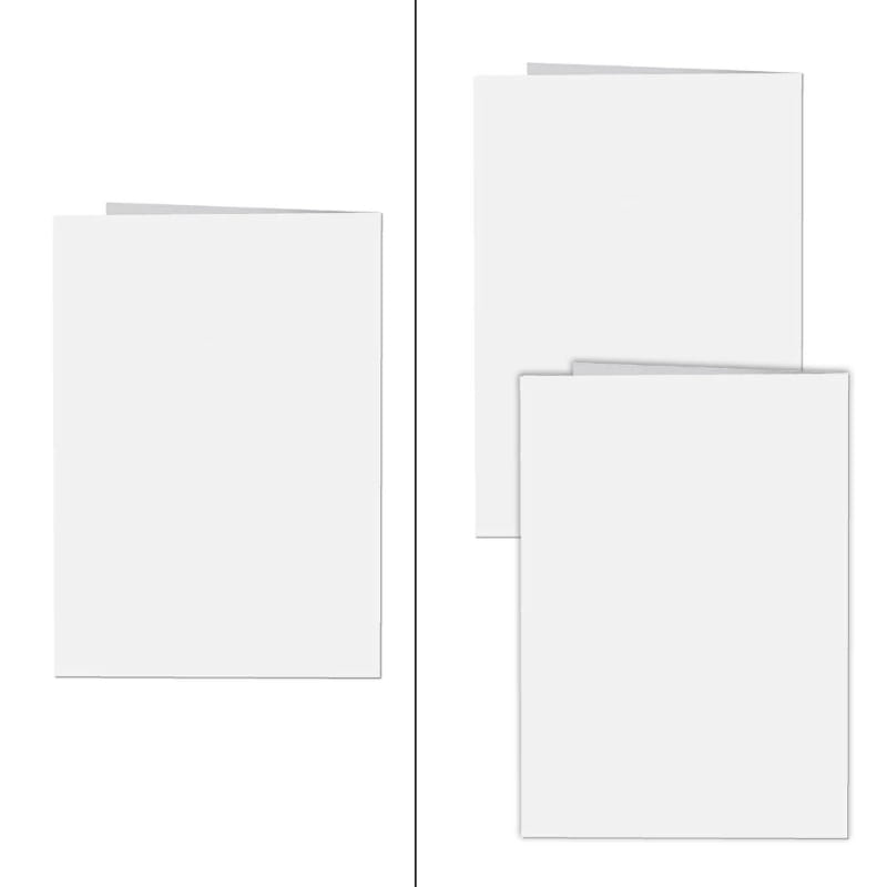 Blank white recordable voice greeting cards made of paper designed for wedding diy audio messages.