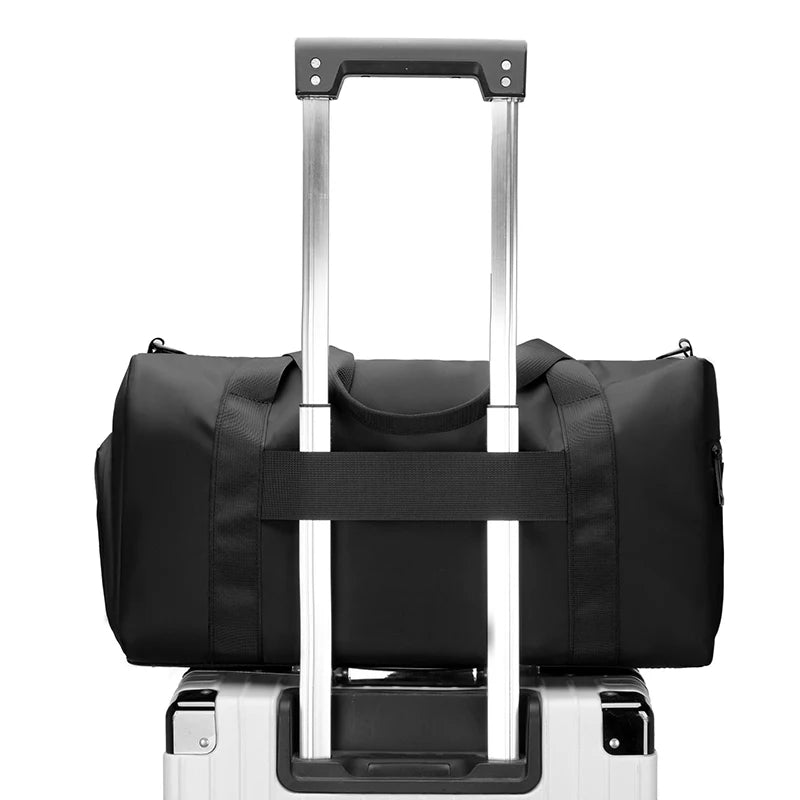 Large-Capacity Sports Bag, Unisex Gym Bag, Wet and Dry Separation Swimming Bag, Short-Distance Business Trip Portable Travel Bag, Sports Shoe Storage Bag, Multi-Purpose Luggage Bag