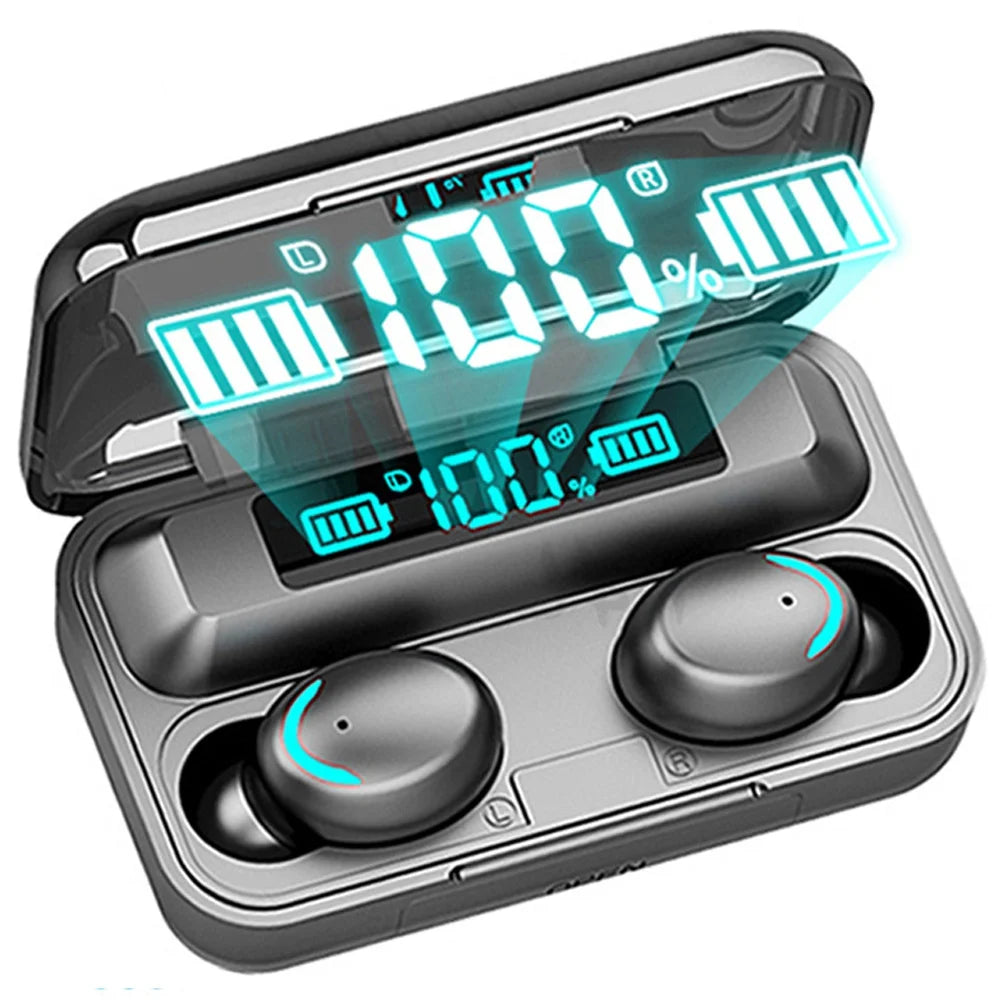 New Wireless Earphones Headphones With LED Display Touch In-Ear TWS Wireless Earbuds Sports Music Game Headset For IOS/Android
