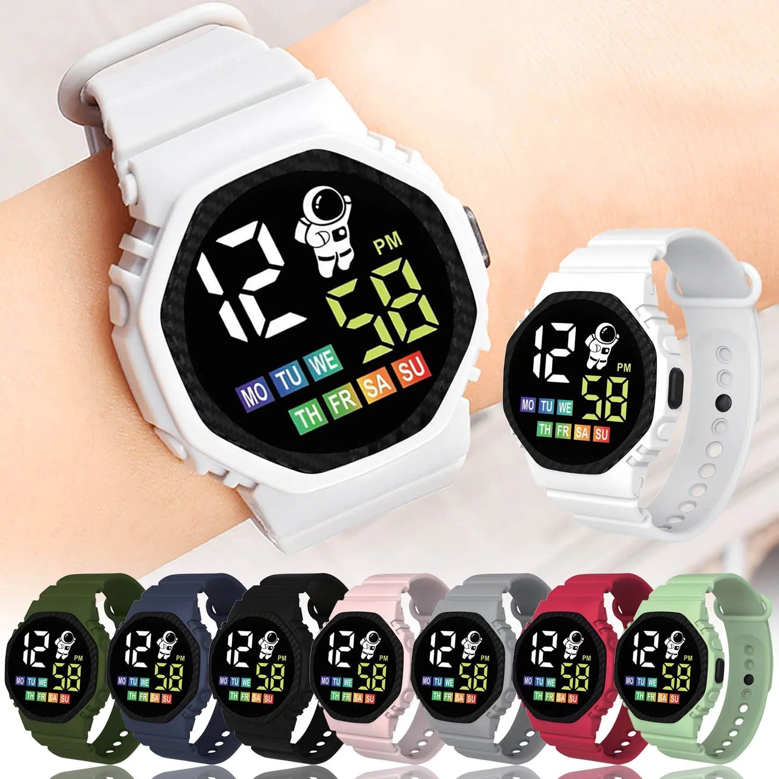 New Digital Watch For Kids Waterproof Children Sports Electronic Watches Boy Girls Led Child Wristwatch Waterproof Relogio