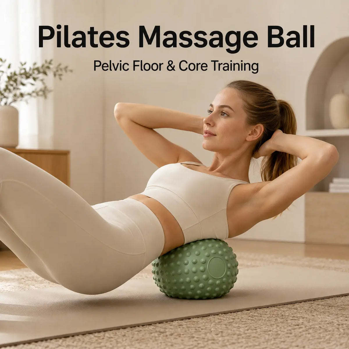 Bumpy Yoga Exercise Ball 25cm PVC Pilates Ball Core Balance Training Pelvic Floor Exercise for Home Gym Adult Beginner Fitness