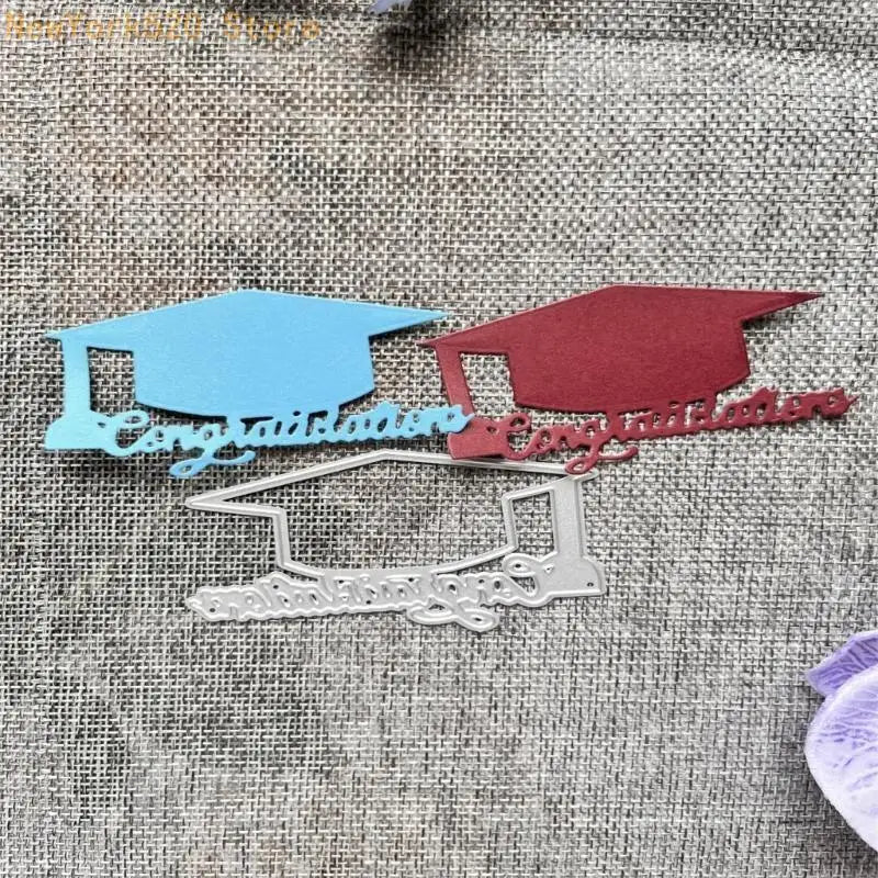 Graduation Metal Cutting Dies DIY Scrapbooking Decorative Embossing Paper Cards N84C