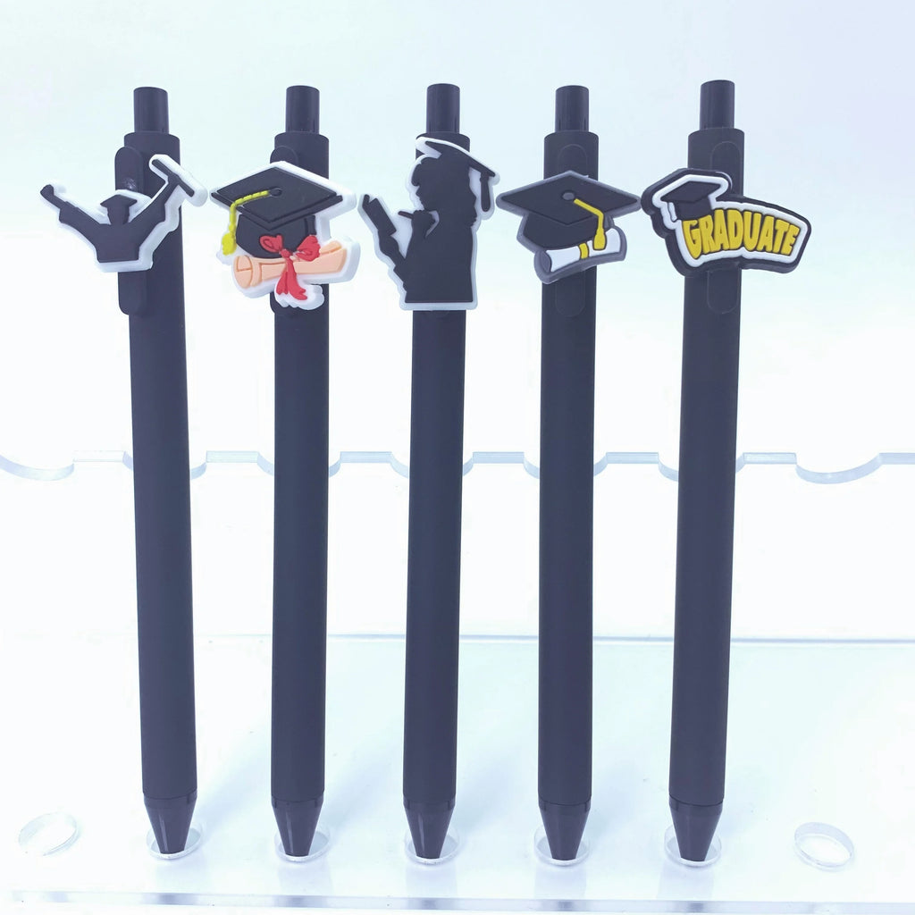 6 happy graduation pens, suitable for graduation party gifts, school office supplies