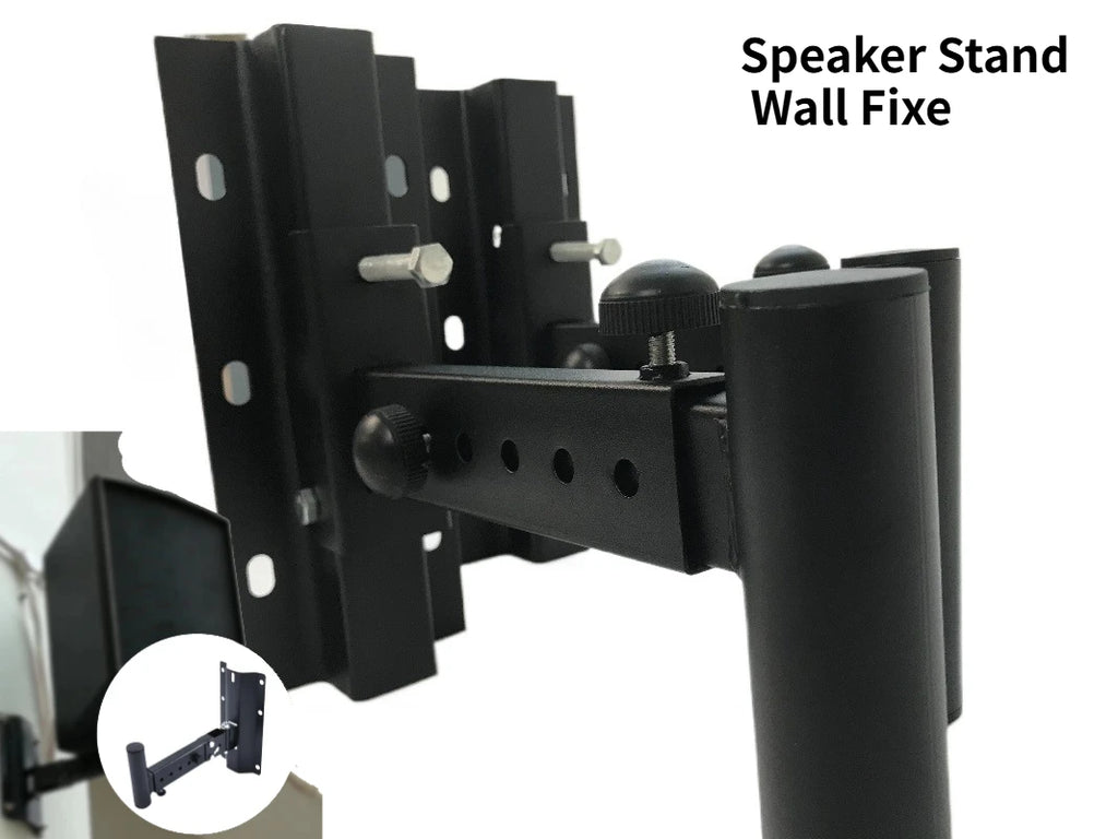 1 Pair Speaker Wall Mounts Brackets Professional Adjustable All Metal Stands Audio Telescopic Wall Mounting Accessories
