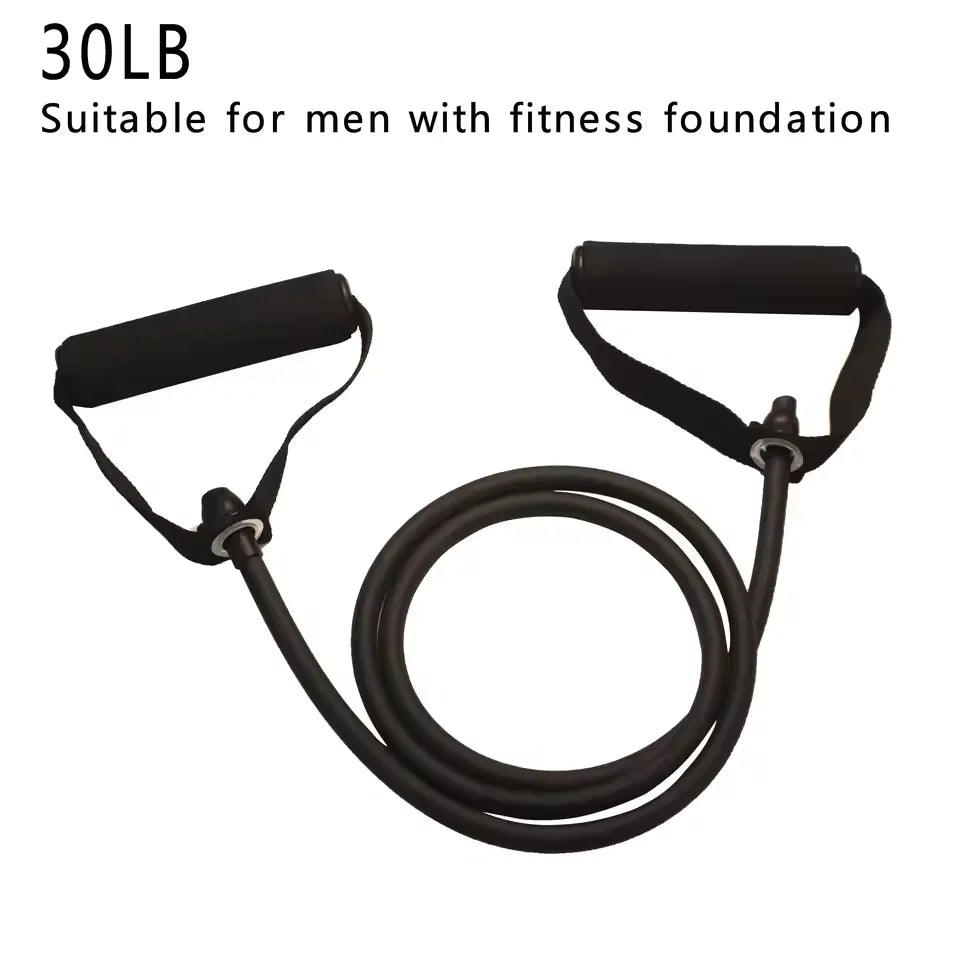 4-Level Resistance Bands with Handles for Home Workouts and Strength Training Perfect For Yoga Pilates Fitness Equipm Training