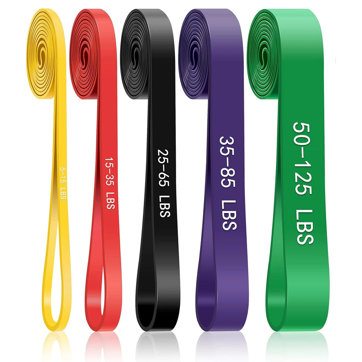 4/5-Level Resistance Bands for Working Out, Pull Up Assistance Bands