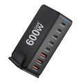 FULL-Fast Charging 600W Desktop Gan Quick PD Charger 8 Ports USB Type C Mobile Phone Laptop PC Charging Dock Stand