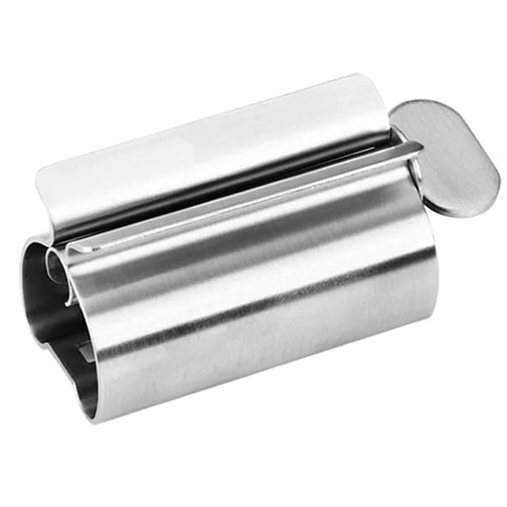 Bathroom Accessories Toothpaste Squeezer Tube Roller Stainless Steel Wringer Roller Rotate Dispenser for Ointments Cosmetics