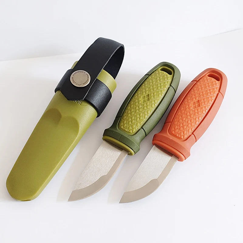 Kitchen tools, fruit peeling knife, stainless steel blade, plastic handle, outdoor camping climbing EDC tool ﻿