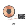 3W 600mA/5W 1A Wireless Charging Receiver Module Small Coil Built-in 5V Charging Wireless Charger PCBA Board