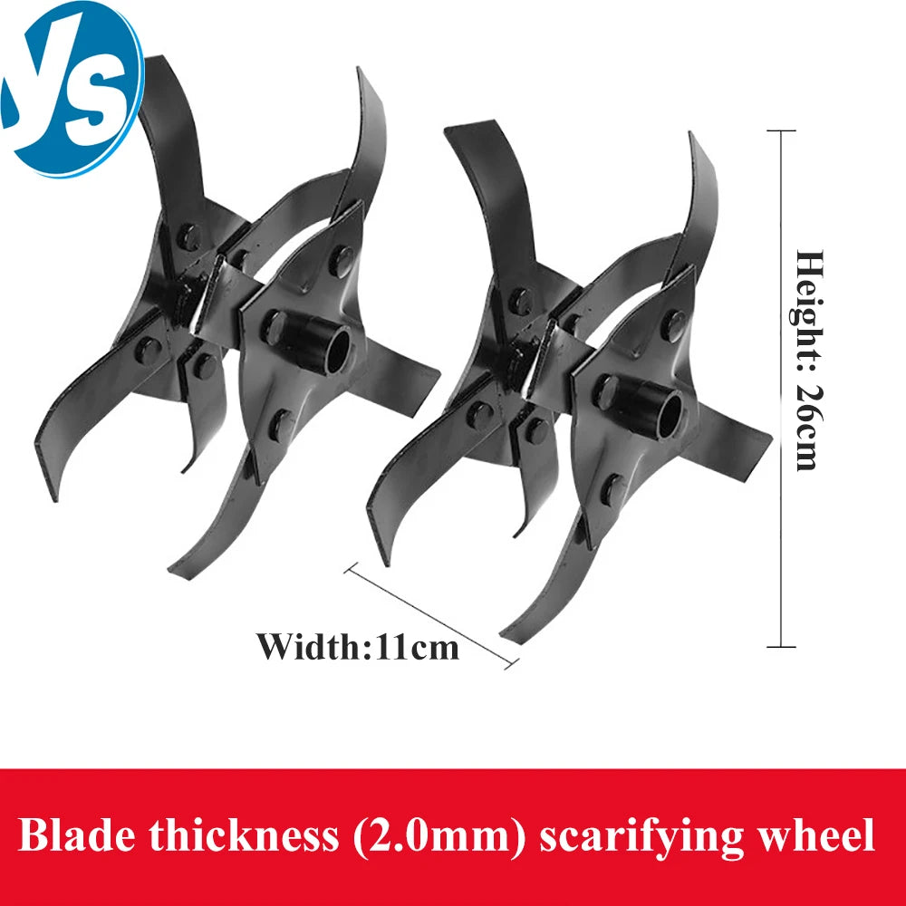 Lawn Mower Accessories Loosening Soil Digging Trenches Weeding Guide Wheel Sharp and Effortless Electric Lawn Mower